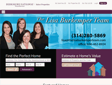 Tablet Screenshot of lisacburkemper.com
